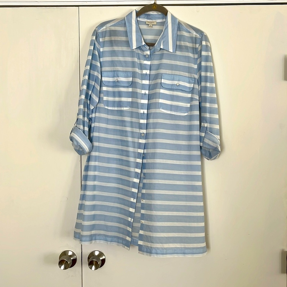 Striped tunic shirt